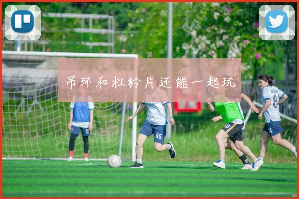 吊环和杠铃片还能一起玩