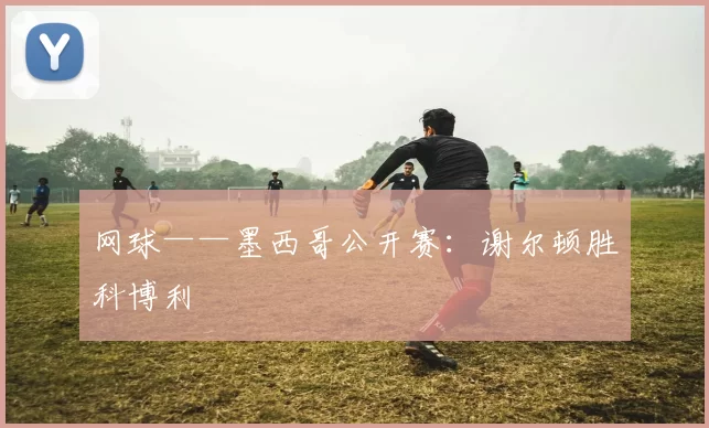 网球——墨西哥公开赛：谢尔顿胜科博利